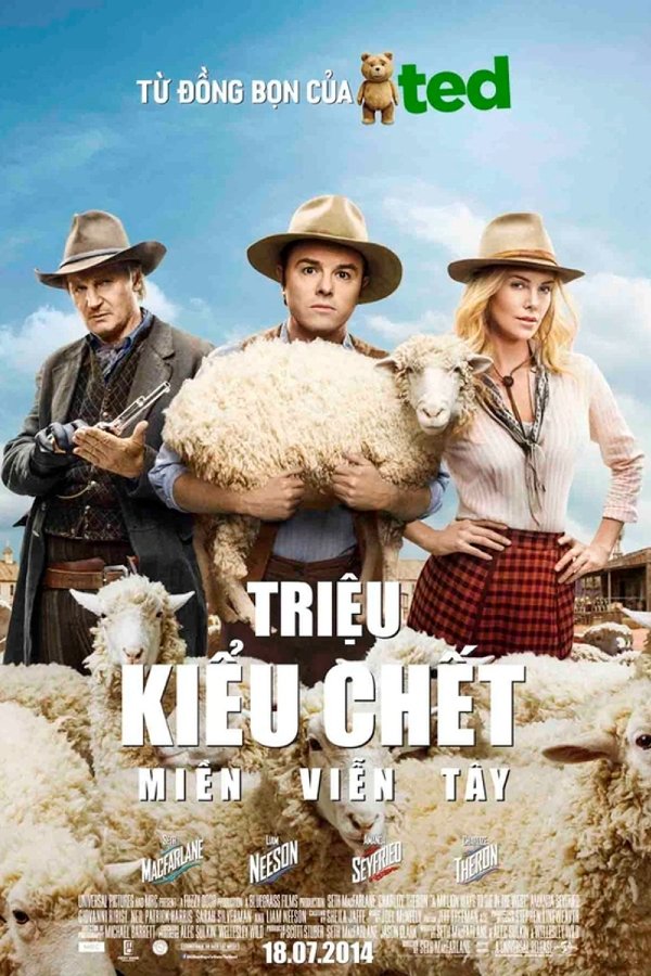 Xem Phim Triệu Kiểu Chết Miền Viễn Tây Full