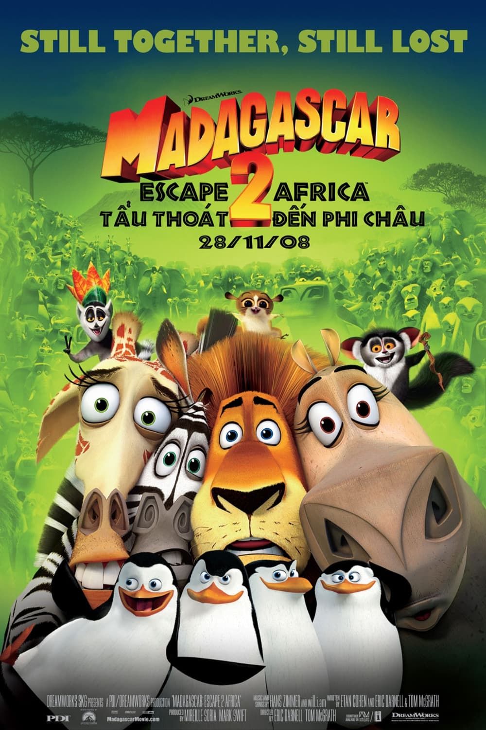 Xem phim Madagascar 2: Tẩu Thoát Đến Châu Phi - Motchill